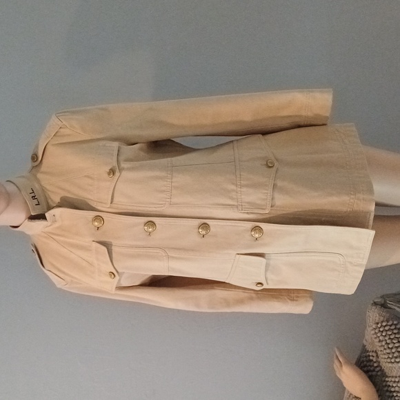 Lauren Ralph Lauren Jackets & Blazers - Lauren Ralph Lauren Khaki Fall military jacket 6